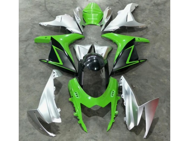 Verde Plata Kits Completo Carenado Moto Suzuki GSXR 600 / 750 K11 11-21 Verde Plata Kits Completo Carenado Moto Suzuki GSXR 600 / 750 K11 11-21
